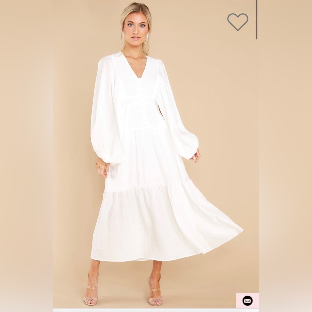 NWOT Red Dress Boutique | Angel Attitude White Maxi Dress Size XS